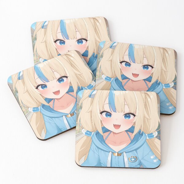Item preview, Sameko Saba - Cute Hoodie Vtuber Art designed and sold by Eaterweal.