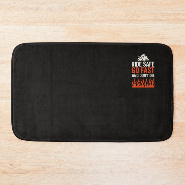 Item preview, Ride Safe, Go Fast and Don’t Die – Funny Motorcycle Quote Sticker & T-Shirt designed and sold by Leona-Designs ⭐⭐⭐⭐⭐.