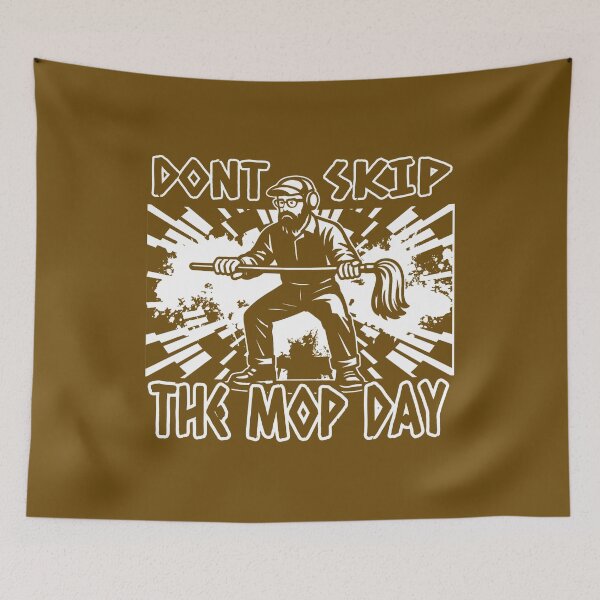 Item preview, Anatoly funny meme - dont skip the mop day - gym prank can i clean here - white design designed and sold by ZechJohnRB.