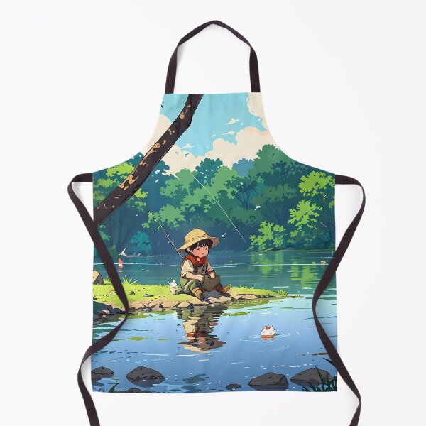 Item preview, Chibi Fisherman Boy Lake Calm Spot designed and sold by Ledsor.