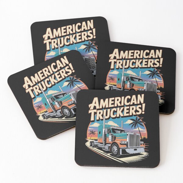 Item preview, American truckers - American truck yeah - Road warrior - Trucking and chucklin - Trucking compagny - Highway king - Diesel dreams - Road beast - Truck yeah designed and sold by JansenGS.