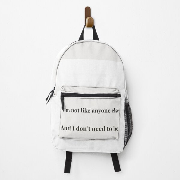 Item preview, I’m not like anyone else – minimalist quote about self-acceptance and individuality designed and sold by KWkindwaves.