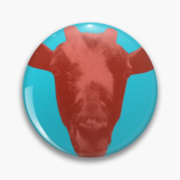 Item preview, Floating goat head - complimentary colors 2 designed and sold by Dryft7.
