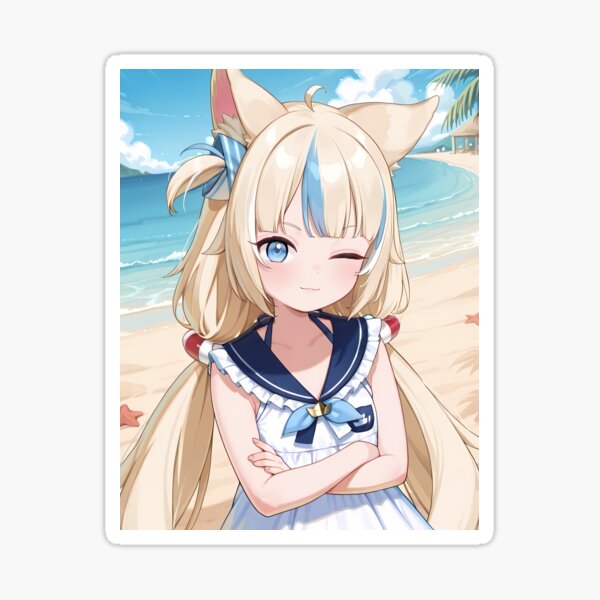 Item preview, Sameko Saba - Cute Beach Wink Moment designed and sold by Eaterweal.