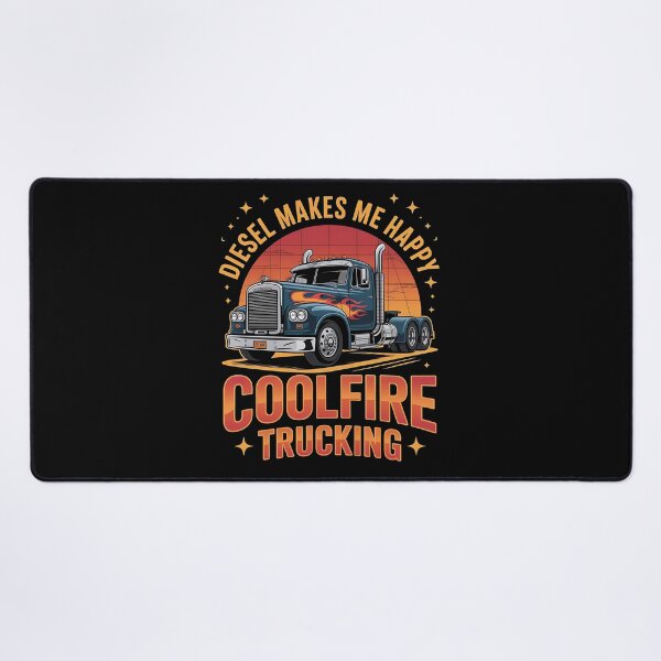 Item preview, Diesel makes me happy - Highway truck - Keep trucking - Chrome dreams - Asphalt cowboy - Truck stop - Truck driver - American trucking designed and sold by JansenGS.