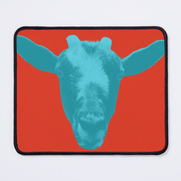 Item preview, Floating goat head - complimentary colors 1 designed and sold by Dryft7.