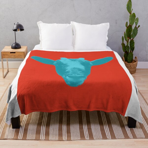 Item preview, Floating goat head - complimentary colors 1 designed and sold by Dryft7.