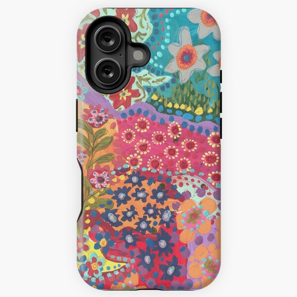 Item preview, peinture florale colorée designed and sold by madebyceciliab.