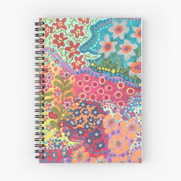 Item preview, colorful floral painting designed and sold by madebyceciliab.