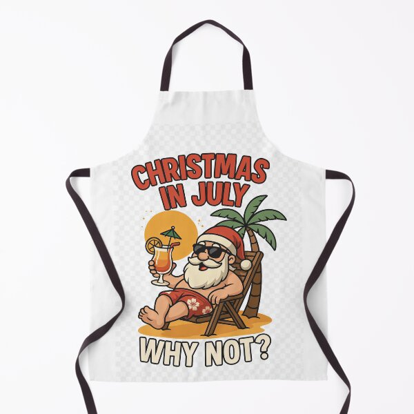Artikelvorschau, Lustige Santa Beach Vibes – Weihnachten im Juli entworfen und verkauft von Pawel Kozlowski.