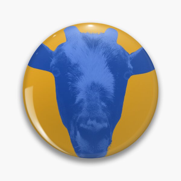 Item preview, Floating goat head - complimentary colors 3 designed and sold by Dryft7.