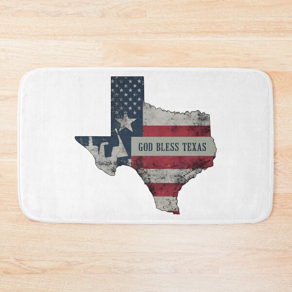 Item preview, God Bless Texas Grunge Design – Rustic Western Texas Graphic for Shirts, Stickers, Mugs, Wall Art & More designed and sold by CoastalEmp.