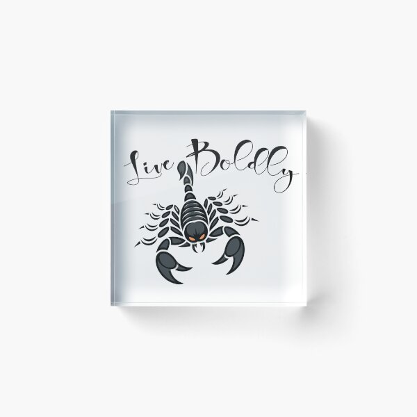 Item preview, Live Boldly Scorpion designed and sold by Ketique.
