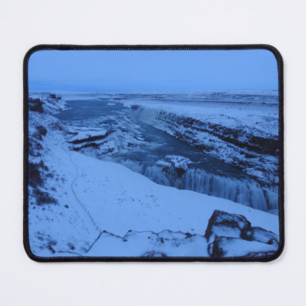 Item preview, Gulfoss Waterfall In Winter designed and sold by The Georgia Nomad.
