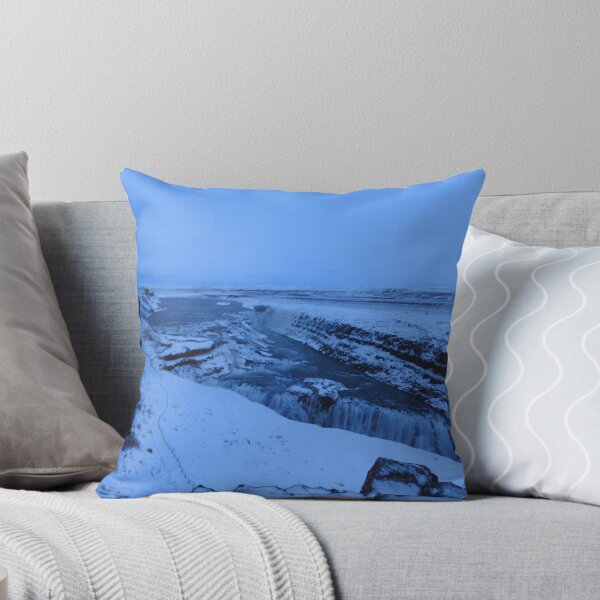 Item preview, Gulfoss Waterfall In Winter designed and sold by The Georgia Nomad.