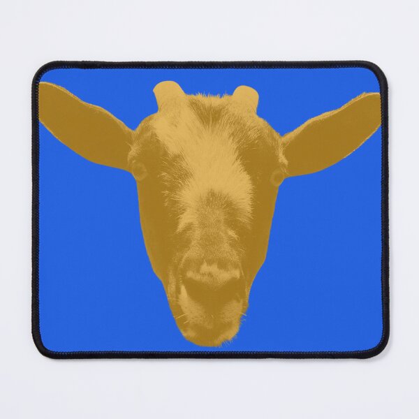 Item preview, Floating goat head - complimentary colors 4 designed and sold by Dryft7.