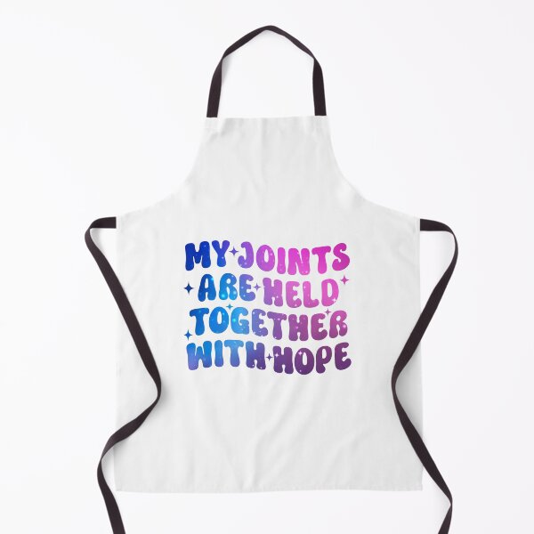 Item preview, My Joints Held Together With Hope Funny T-Shirts Hoodies Hats Pins Stickers Magnets Mugs Posters Joint Pain Connective Tissue Arthritis EDS Autoimmune Humorous Unisex Tees designed and sold by ChronicillnessT.