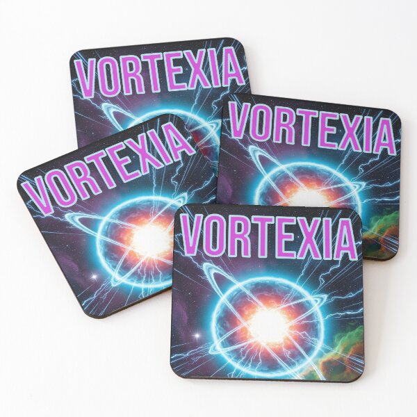 Item preview, VORTEXIA: Cosmic Energy Planet Art | Sci-Fi Comic Style designed and sold by InspireHaven.