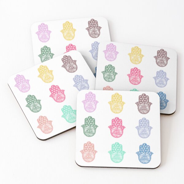 Item preview, Colorful Hamsa Hand Of Fatima Sticker Pack  designed and sold by MysticMagpie.