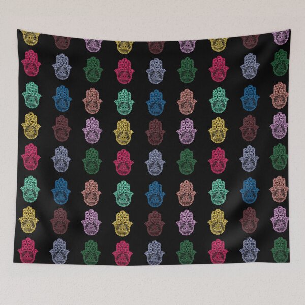 Item preview, Colorful Hamsa Hand Of Fatima Sticker Pack  designed and sold by MysticMagpie.