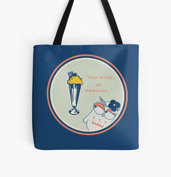 Retro Ice Cream Memories- Boomiya Nostalgia Design All Over Print Tote Bag