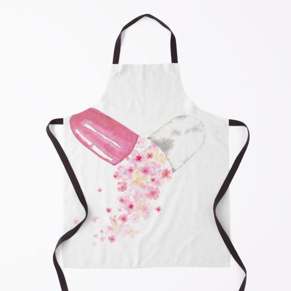 Item preview, pill with flowers designed and sold by TheFarmacista.
