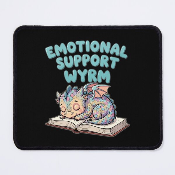 Item preview, Funny Emotional Support Wyrm For Fantasy Lovers designed and sold by Joyful-Park.