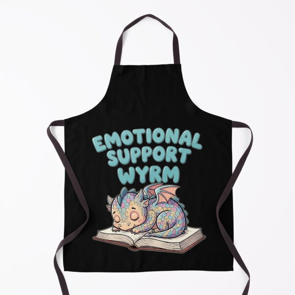 Item preview, Funny Emotional Support Wyrm For Fantasy Lovers designed and sold by Joyful-Park.