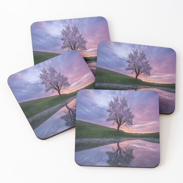 Item preview, Beautiful Pink Cherry Blossom Tree On A Hill designed and sold by SilentSpirits.