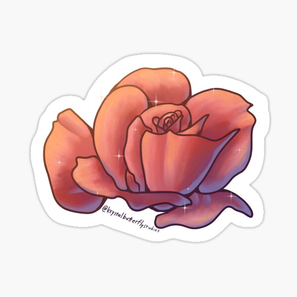 Item preview, Marmalade Skies Rose designed and sold by KrystalHStudios.