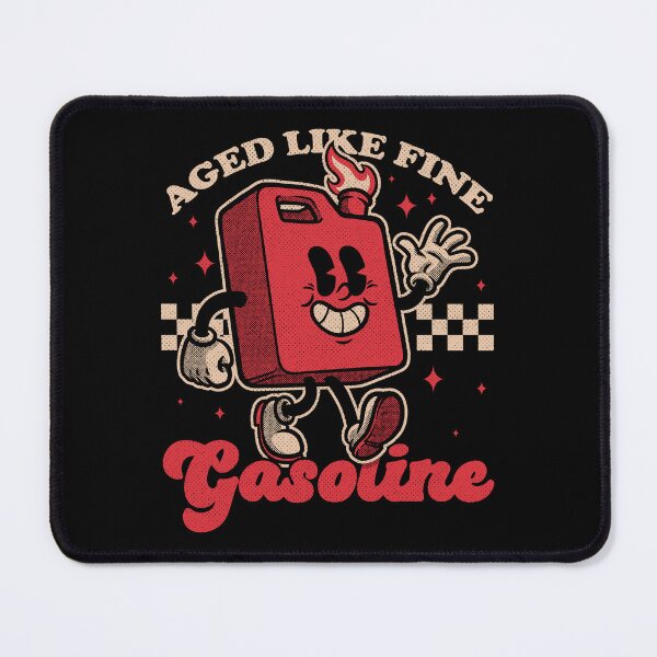 Item preview, Gasoline Vintage Mascot - Getting Old Retro designed and sold by Studio Mootant.