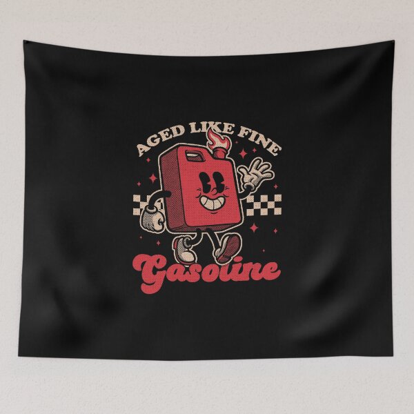 Item preview, Gasoline Vintage Mascot - Getting Old Retro designed and sold by Studio Mootant.