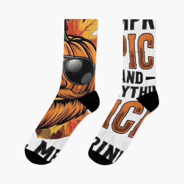 Item preview, Bearded Pumpkin Spice King - Autumn Vibes Hipster Fall Season Funny Quote Design designed and sold by AnnDesignStudio.