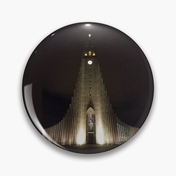 Item preview, Hallgrimskirkja At Night designed and sold by The Georgia Nomad.