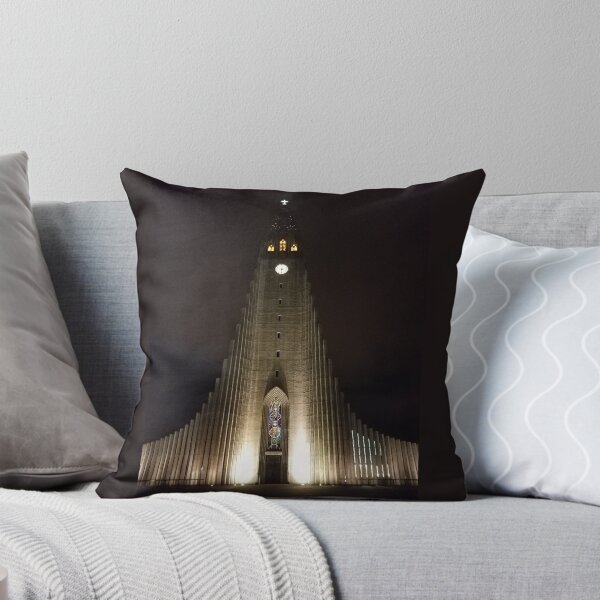 Item preview, Hallgrimskirkja At Night designed and sold by The Georgia Nomad.