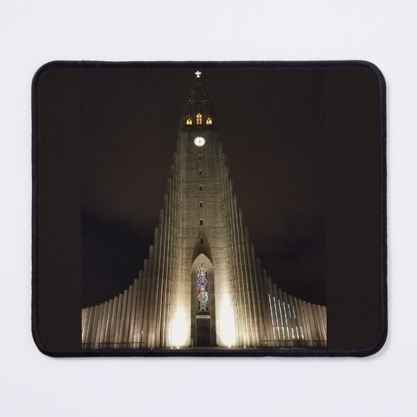 Item preview, Hallgrimskirkja At Night designed and sold by The Georgia Nomad.