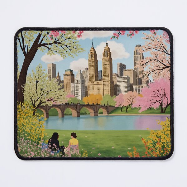 Item preview, Central Park New York City Watercolor designed and sold by Magnolia Valley Art.