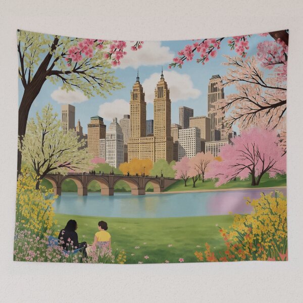 Item preview, Central Park New York City Watercolor designed and sold by Magnolia Valley Art.