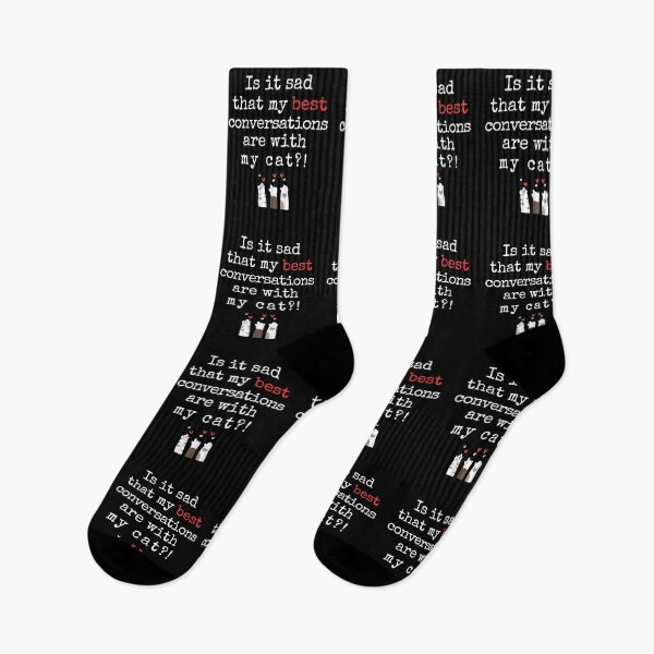 Item preview, My Best Conversations Are with My Cat – Funny Cat Lover Design with Cute Paws designed and sold by Fredster1966.