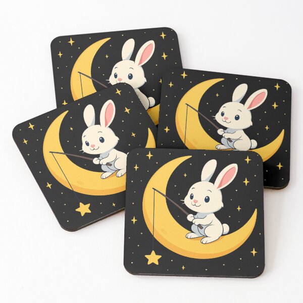 Item preview, Rabbit’s Moon Hunt designed and sold by Zientala.