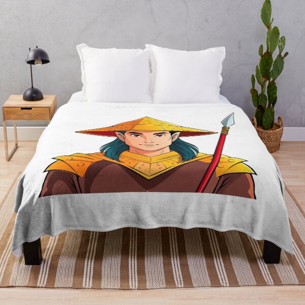 Item preview, Portrait of a man elf, fantasy elven warrior face with pointed ears and long black hair, elven warrior in a cap with a spear or lance designed and sold by Danler.