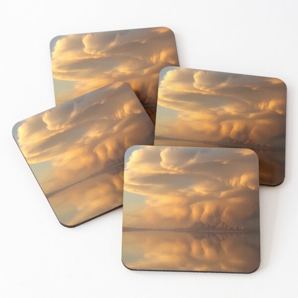 Item preview, Gold and copper lake view designed and sold by SilentSpirits.
