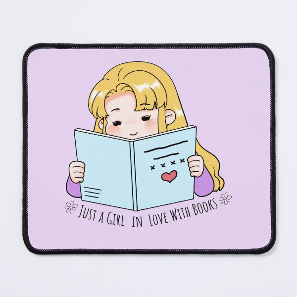 Item preview, Just a Girl in Love with Books designed and sold by Glimsy.
