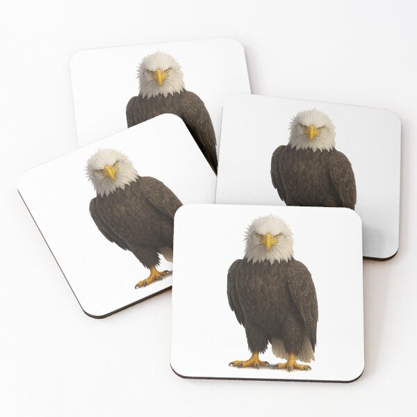 Item preview, Majestic Bald Eagle – Fierce & Powerful 3D Animal Art designed and sold by NeonCore.