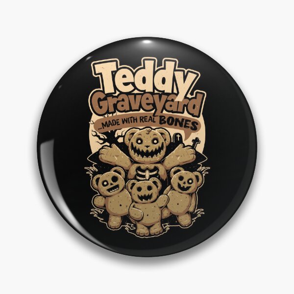 Item preview, Teddy Graveyard Snack - Spooky Creepy Biscuit designed and sold by Studio Mootant.