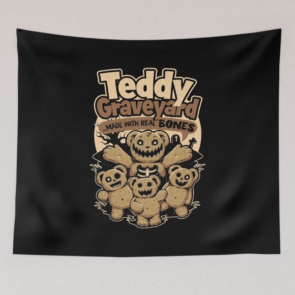 Item preview, Teddy Graveyard Snack - Spooky Creepy Biscuit designed and sold by Studio Mootant.