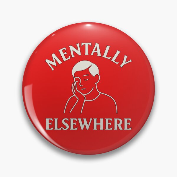 Item preview, Mentally Elsewhere Aesthetic Minimalist Design – Mental Health & Introvert Shirt designed and sold by Mythic Tide.
