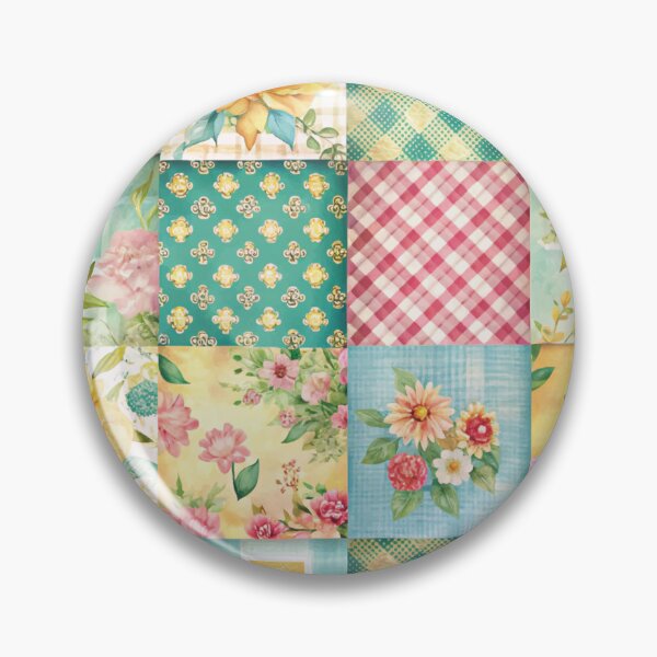 Artikelvorschau, Frühlings-Patchwork entworfen und verkauft von Ketique.