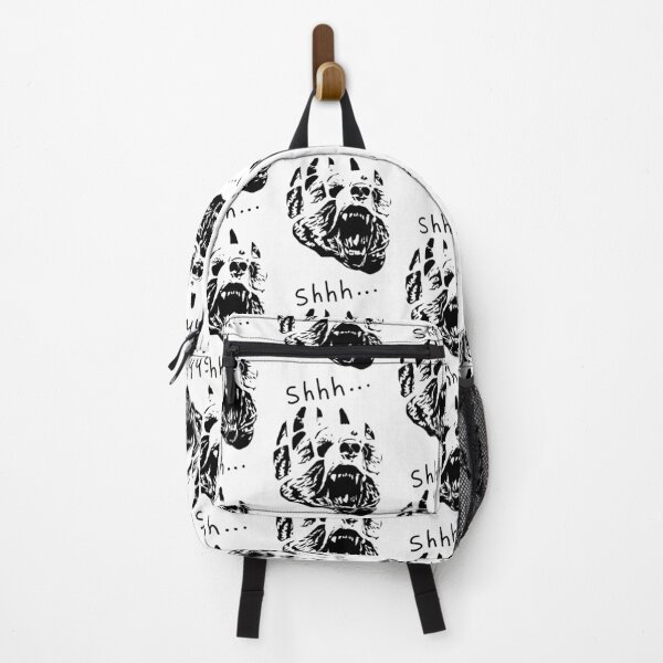 Item preview, Shhh... Roaring Bear Stencil – Bold Black & White Design designed and sold by MaverickMarks.