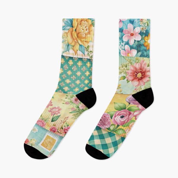 Artikelvorschau, Frühlings-Patchwork entworfen und verkauft von Ketique.
